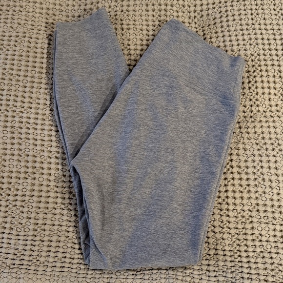 ALO Yoga Alosoft Heather Gray Leggings Medium - Picture 9 of 9